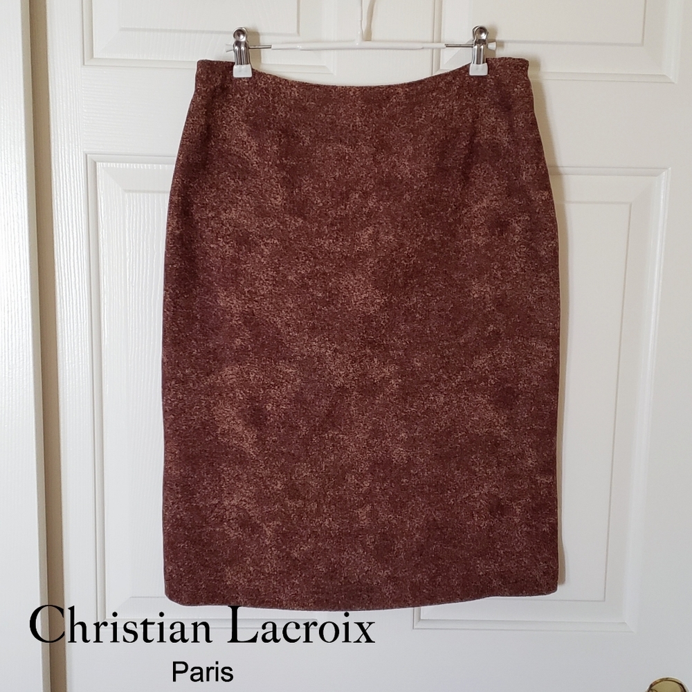 Christian Lacroix wool-blend skirt FR42/US10